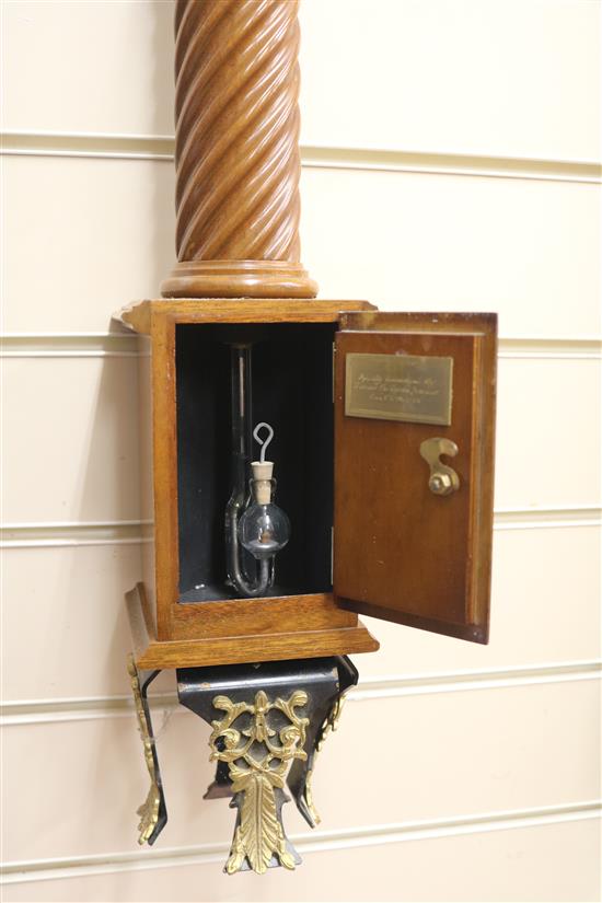 A barometer H.105cm